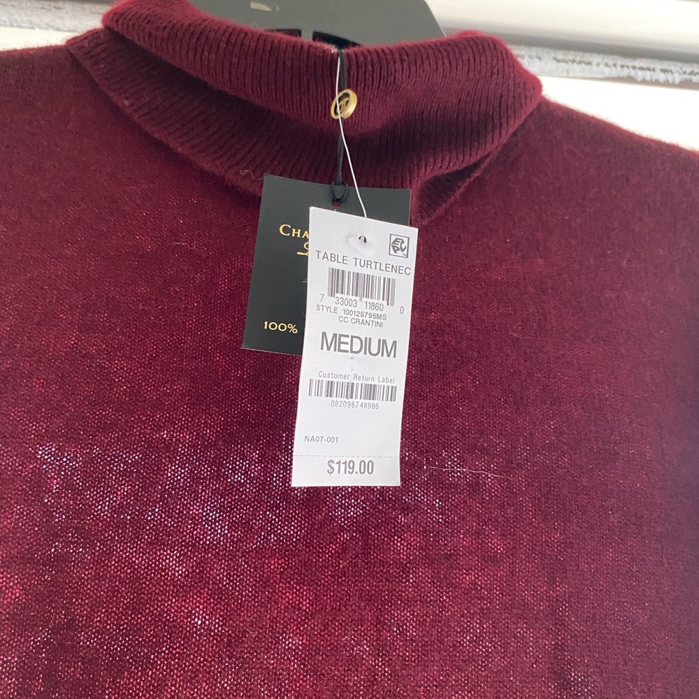 Charter club women’s sweater size M turtleneck